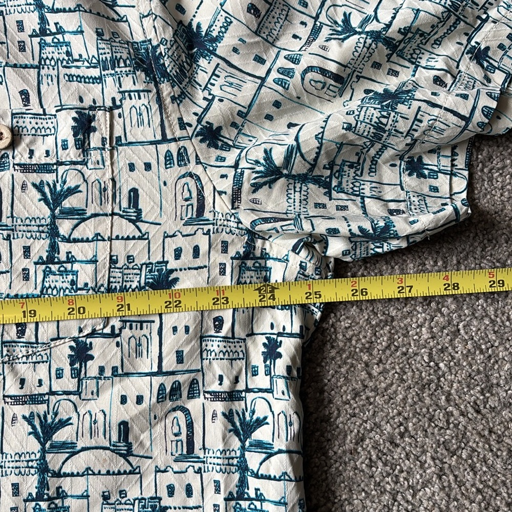 Tommy Bahama Men's 100% Silk Button Up Vacation Shirt XL - Picture 11 of 12